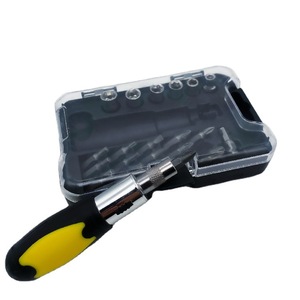 23Pc Ratchet Screwdriver Set With Magnetic Bits And Anti Slip Handle For Household Repair Tools - Product Image 3
