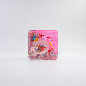 Flores secas reales naturales incrustadas de alta calidad, trébol de plantas, arte de resina colorido, artesanía, recuerdos artesanales - Product Image 5