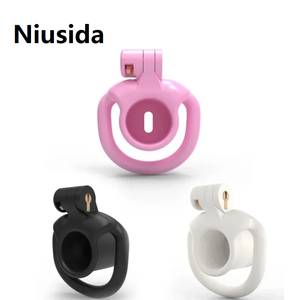 Juguetes Sexuales, Jaula de <span class=keywords><strong>Castidad</strong></span> Negativa para Hombres, Jaula de <span class=keywords><strong>Castidad</strong></span> Masculina con <span class=keywords><strong>Candado</strong></span>, para Penetración Profunda y Garganta Profunda - Product Image 1