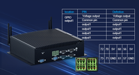 Mini PC pour l'industrie automobile Nouveau I7-10710U Intel 2CAN 8USB Port Dual LAN et 6RS232 COM Mini ordinateur