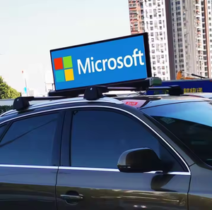 Écran LED pour toit de <span class=keywords><strong>taxi</strong></span>, affichage publicitaire extérieur, écran vidéo LED 4G, publicité vidéo LED, double face, installation facile, SDK - Product Image 3