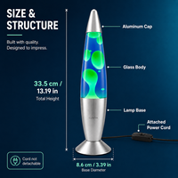 Lampes de nuit décoratives classiques à effet de lave liquide, idéales pour la chambre d'enfant et la décoration intérieure – Vente en gros