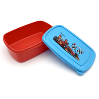 Boîte à lunch pour enfants Utop sans BPA, réutilisable, carrée, en plastique, à 2 compartiments, récipient de stockage alimentaire micro-ondable