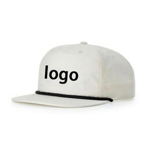 Casquette Trucker Unisexe d'été Richardson 256 non structurée à 5 panneaux avec cordon, patch tissé personnalisé - Product Image 3