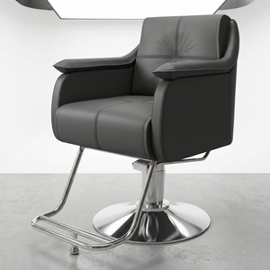 Silla de Cuero Comercial Popular 2026 con Asiento Grande y Reposabrazos Suaves, Adecuada para Dormitorio o Barbería - Product Image 5