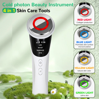 Masseur facial, outil de soin de la peau, électrique, USB, haute fréquence, galvanique, micro-courant, appareil de lifting du visage, léger, portable