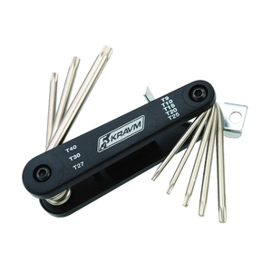Jeu de 7 clés Torx Kravm T9-T40 Allen dans un étui refermable - Product Image 1
