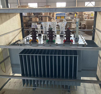 Transformateurs triphasés immergés dans l'huile personnalisables 25-630 kVA, entrée/sortie 33 kV/13,8 kV, fiables et à haut rendement
