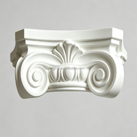 Moulures décoratives extérieures en EPS pour colonnes et piliers, personnalisées, imperméables, durables, légères, faciles à installer, style européen
