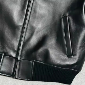 Vestes de moto pour hommes imperméables, respirantes, écologiques, coupe-vent, vintage, en PU personnalisé avec impression personnalisée - Product Image 3
