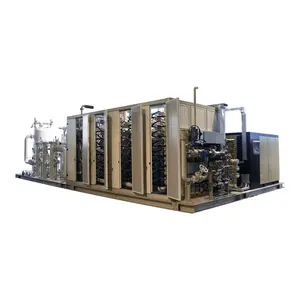 Düşük çalışma maliyeti N2 gaz üretim ekipmanları 620 Nm3/H düşük toz membran sıvı azot makinesi fiyat kaçak tespiti için