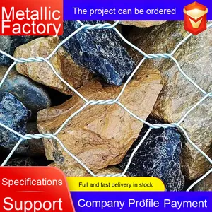 Hot-Dip mạ kẽm gabion Net rắn bãi biển lồng Reynolds Pad Binger đồng bằng Dệt Phong Cách Hàn lưới cắt cho sông dốc - Product Image 4