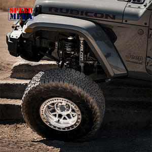 Ruedas Cóncavas Forjadas Personalizadas 8x170 8x180 6x139.7 22x12 22x14 24x12 24x14 26x14 26x16 Negro Brillante Fresado para Camioneta - Product Image 1