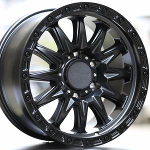 Jantes de voiture de tourisme Flow Forming 4X4 tout-terrain 17X9J 18X9J PCD 6X139.7 5X127 noires à disque profond, adaptées aux <span class=keywords><strong>Jeep</strong></span> ZM-14 - Product Image 5