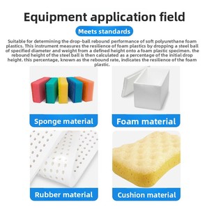Gözenekli elastik malzeme geri tepme katsayısı testi için sünger damla top Rebound <span class=keywords><strong>Tester</strong></span> 1 yıl <span class=keywords><strong>220V</strong></span> yüksek doğruluk IP67 - Product Image 2