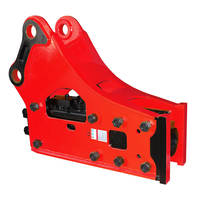 Martillo hidráulico de tipo lateral Huitong de 4680 KG para excavadoras de 50 toneladas OEM certificado CE disponible con motor como componente central