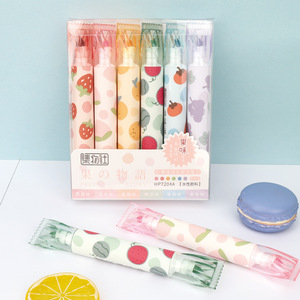 Colección de Objetos: Set de 6 Marcadores Doble Punta con Aroma a Frutas para Tomar Notas y Estudiar - Product Image 4