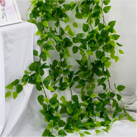 Plante Artificielle 1,8 m, Saule Pleureur à Toucher Réel pour Décoration Murale et Plafond Intérieur/Extérieur
