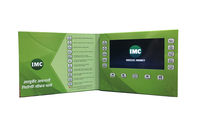 Brochure publicitaire vidéo LCD personnalisée Carte cadeau numérique pour invitation d'affaires Livre d'instructions Carte cadeau commerciale