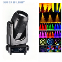 Luz de Escenario Móvil de Haz de Doble Prisma de 380W con Control DMX512 y Temperatura de Color de 6500K para Discotecas, Fiestas, Clubes, DJ y Bares