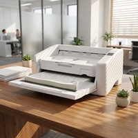 Scanner de documents haute vitesse T106S pour usage de production, numérisation couleur recto-verso avec correction automatique de la couleur CIS