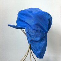 Chapeau de travail unisexe en maille avec visière et bonnet de protection pour les cheveux, idéal pour les cuisines de transformation alimentaire et les ateliers d'usine