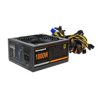Psu-tarjeta gráfica para juegos, fuente de alimentación atx, 80 plus gold active pfc pc de alta potencia, 1800W, GPU, novedad
