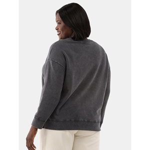 Super Tarifs Nouveau Style Motif Logo Avant Personnalisé Surdimensionné Polaire À Manches Longues Hiver Automne Hoodies Sweat-shirt De Poche Pour Les Femmes - Product Image 3