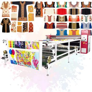 New Semi-Automatic <b>Roll</b>-to-<b>Roll</b> Sublimation Printing Machine Calandra Machine for Polyester Dress Mechanical Heat Press Best - Product Image 2