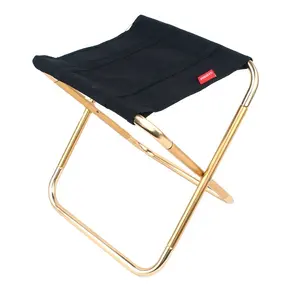 户外折叠椅7075铝合金钓鱼椅烧烤凳折叠凳背包客手提椅野营凳