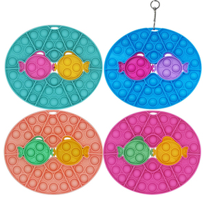 En gros Personnalisé Push <span class=keywords><strong>Pop</strong></span> Bulle Sensory Popper it Silicone Anti-Stress Adulte Fidget Jouets Enfants <span class=keywords><strong>Pop</strong></span> Jouet - Product Image 3