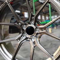 Rines de Aleación Forjada en Bronce Cepillado, Diseño de 5 Radios en Y, 19, 20, 21, 22 Pulgadas, 5x112, Estilo Retro para BMW M4 Oslo Coupé