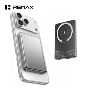 Banque d'alimentation magnétique ultra-fine REMAX CX09 10000mAh, coque métallique, <span class=keywords><strong>chargeur</strong></span> sans fil rapide 15W, PD 20W, banque d'alimentation portable pour les voyages - Product Image 1
