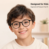 Montures de lunettes optiques rondes personnalisées pour enfants, montures de lunettes classiques et tendance pour enfants, montures de lunettes de vue à la mode