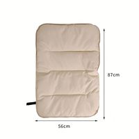 Chaise de pique-nique pliante pour le camping en plein air, double banc portable 2 places rembourré avec accoudoirs en bois, pour jardin et plage