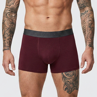 Sous-vêtements pour hommes OEM, slips et boxers, logo personnalisé, tissu extensible quadridirectionnel, couleur unie, multicolore, évacuation de l'humidité, certifié BSCI