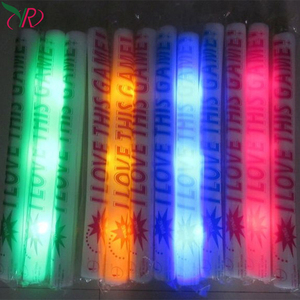 Vente en gros OEM Logo personnalisé Bâton lumineux en mousse lumière LED clignotante pour les fans de fête Bâton lumineux de couleur pour concert - Product Image 5