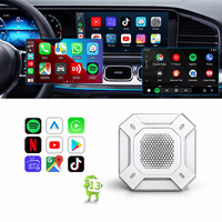 Adaptador Inalámbrico CarPlay Android 13 AI Box 4G 64GB, CarPlay Portátil Android Auto USB, Car Play AI Box para Netflix YouTube