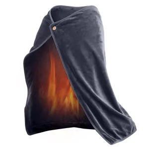 portable USB 5V camping heating pad and sleeping bag Electric Car Blanket Heated Cape for women