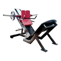 Machine de musculation professionnelle HV pour squats à 45 degrés, presse à jambes en acier pour usage commercial en salle de sport