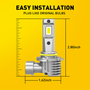 Auxito 9006 LED Headlight <b>Bulbs</b> Conversion Kit Low Beam Super <b>White</b> Lights Pack of 2 Adjustable Light <b>Bulb</b> - Product Image 6