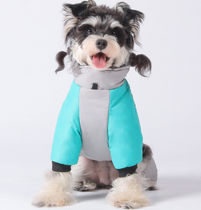 घने गर्म प्यारा कुत्ता कपास प्रिंट जैकेट वाटरप्रूफ डिजाइन के साथ - Product Image 3