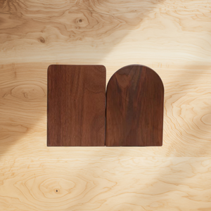 Fermalibri verticali rimovibili in legno e acciaio da tavolo supporto per libri espositore libreria in noce reggilibri per scaffali - Product Image 3