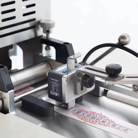 High Speed Ultrasonic Digital Label Cutting Machine for Polyester Satin Ribbon T-shirt Fabric Garment Care Label