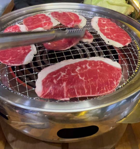 Rete per Barbecue 295 300 <span class=keywords><strong>330</strong></span>, Rete da Cottura Monouso Personalizzabile per Barbecue a Carbone all'Aperto - Product Image 6