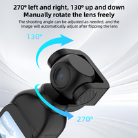 Caméra d'action portable 1080P FHD avec écran tactile, caméra de poche Wifi, caméra numérique portable rotative à 270° pour moto, vlog et photographie