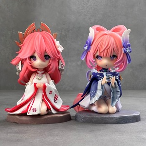 Figura de Acción de PVC de Personaje de Anime <span class=keywords><strong>Genshin</strong></span> <span class=keywords><strong>Impact</strong></span>, Yae <span class=keywords><strong>Miko</strong></span> Hu Tao, Modelo de Juego, Juguete al por Mayor - Product Image 1