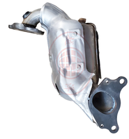 Convertisseur catalytique automobile à haut débit et bas prix, Euro IV, Euro V, Euro VI, 400 CPSI, pour Nissan Qashqai 208A07923R, fourni par l'usine