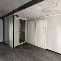 Maison en conteneur extensible de 40 pieds de haute qualité Maison avec cabine pop-up en acier à bas prix