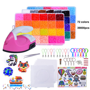 Cuentas Fusibles Perler <span class=keywords><strong>de</strong></span> 2.6mm, 72 Colores Surtidos, Directo <span class=keywords><strong>de</strong></span> Fábrica, Cuentas <span class=keywords><strong>Hama</strong></span> con Plancha para Manualidades, Regalos <span class=keywords><strong>de</strong></span> Navidad - Product Image 1